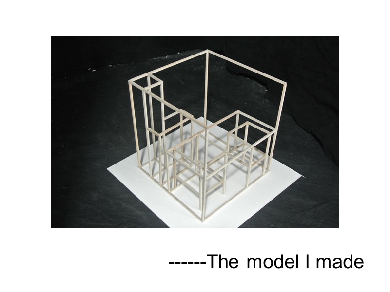 ------The model I made